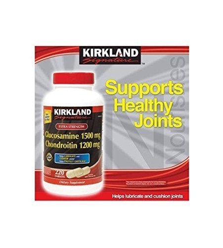 Kirkland Signature Extra Strength Glucosamine / Chondroitin 220 Tablets