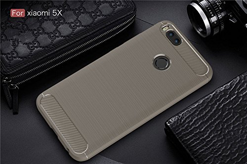 XMT Xiaomi Mi 5X Xiaomi Mi A1 5 5  Funda Calidad Premium Cubierta Delgado Caso de TPU Silicona Funda Protective Case Cover para Xiaomi Mi 5X Xiaomi Mi A1 Smartphone  Gris 