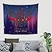Produktbild O2ECH-8 Punk Metal Skull Theme Tapisserie Gothic exklusiv Couch Abdeckung - Unheimlicher Schädel Musterdruck für Wanddekoration