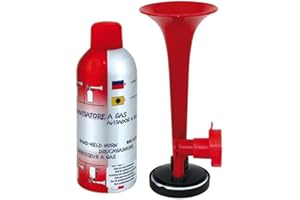 BTK Tromba Stadio Marco (Kit Avvisatore + Acustico a Gas) Dotazioni di Sicurezza Regolamentare in Barca Gommone Nautica