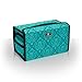 Roo Beauty Nail Polish Varnish Case, Double-It Manicure Storage Bag, Makeup Cosmetic Holder in Imperial Teal
