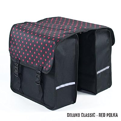 Beluko Classique Double Sacoche de Vélo (Rouge à Pois)