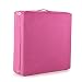 Zicac Comfortable Portable Foldable Harness Baby Toddler Infant Dining Chair On the Go Booster Seat Bag Travel Storage Chair (Magenta)