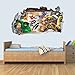 Produktbild GNG 3D Lego Marvel Kinder zerschlagen Wandaufkleber Jungen MädChen Schlafzimmer Aufkleber L