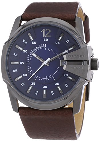 Diesel Herren-Armbanduhr Master Chief Analog Quarz Leder DZ1618 Diesel Herren-Armbanduhr Master Chief Analog Quarz Leder DZ1618