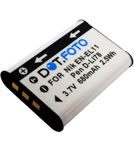 CELLONIC Akku Für Pentax Kameras – Kompatibel Mit D-LI78, 600mAh, 3.7V, 2 Stück
