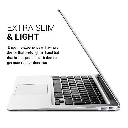 kwmobile Crystal Hülle für Apple MacBook Air 11″ Hard Case – dünne durchsichtige transparente Schutzhülle Cover Tasche Transparent - 3