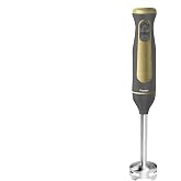Bestron Batidora de inmersi&oacute;n, mezclador de 2 velocidades y mango ergon&oacute;mico, con funci&oacute;n turbo de m&aacute;s de 14.000 rpm, varilla