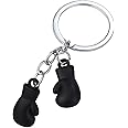 Boxing Mitten Keychain - Metal 3D Boxing Key Chains | Portable Keyring Favors | Fitness Keychain Future Boxer | Boxing Gloves Pendant Keychain - Decorative Keychain For School Bag