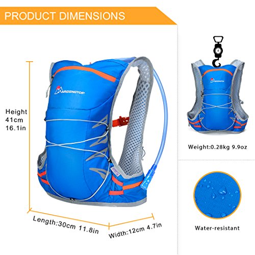 Mardingtop Wasserdicht Fahrrad Schulter Ultralight Rucksack, 41x30x12cm - 4