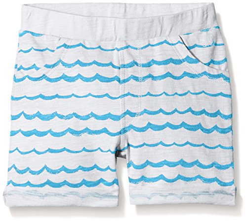 s.Oliver Baby Boys' 65.605.75.3818 Shorts, Elfenbein (White Melange Aop 90A1), 6-9 Months