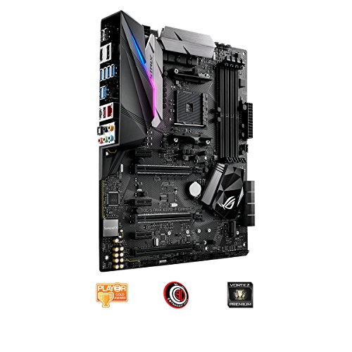 Asus ROG STRIX X370-F Socket AM4 AMD X370 DDR4 S-ATA 600 ATX Gaming Motherboard - Black