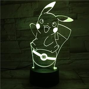 Lampara LED Pokémon Pikachu Pokéball
