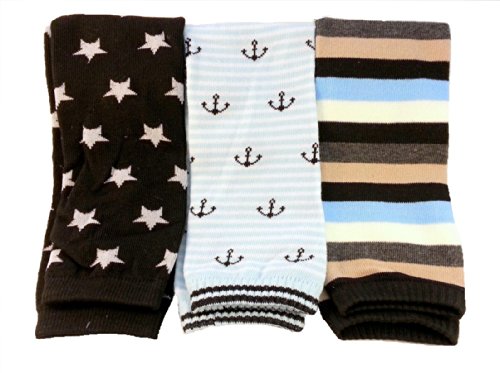 Baby Toddler Boy Winter Arm Leg Warmers Bright Pretty Cute Design - Boys Sailor Bundle