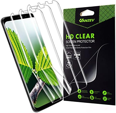 VANZEV Galaxy S8 Screen Protector [Compatible with Galaxy S9] Case Friendly HD Clear Bubble-Free TPU Screen Protector Film for Samsung Galaxy S9/S8 [Not Glass] [3 Pack]
