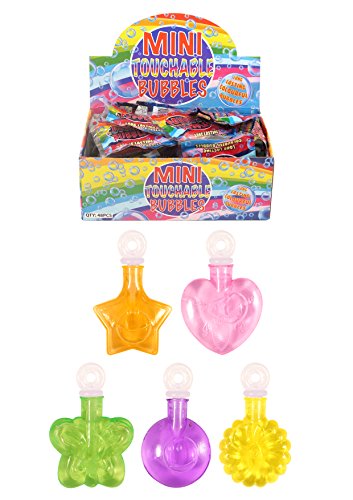 24x Seifenblasen, Miniseifenblasen, Magic Seifenblasen, anfassbar, Mitgebsel zum Kindergeburtstag, Bubble, Set