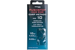 Drennan Pushstop Hair Rigs Barbless – Carp Method