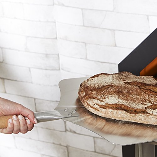 Levivo Pizzaschaufel/ Pizzaschieber aus Metall mit Holzgriff, ca. 82 x 30,5 x 2,9 cm - 6