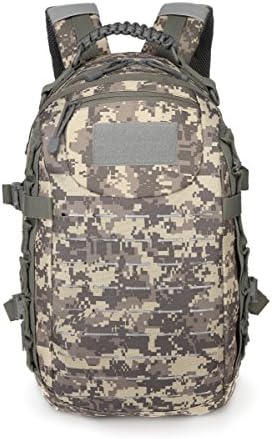 AireLibre Ultralight Hiking Backpack Trekking Rucksack Foldable Packable Daypack Shoulder Bag (ACU camouflage)