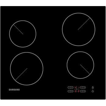 Samsung Ceramic Hob with 4 Cooking Zones, With Touch Control, Colour: Black, Material: Glass, C61R2AEE - View 8