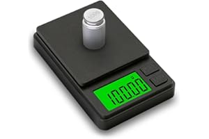 ARIATI Digital Pocket Scale 1000g/0.01g – High Precision Mini Scales with Backlit LCD, Portable Weighing Scales for Jewellery, Coffee, Herbs, Coins, Food Lab Weighing Scale