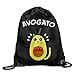 Produktbild guolinadeou AVO-Gato Avocado Cat Drawstring Backpack Beam Mouth Gym Sack Rucksack Shoulder Bags for Men/Women