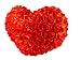 Tickles Red Lovely Heart Cushion Stuffed Soft Plush Toy Love Girl 34 cm RS.349.00