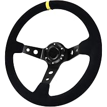 Adaptateur Volant Noir Pour T300/T500 - Compatible PCD 73 Mm - Précision Aéronautique