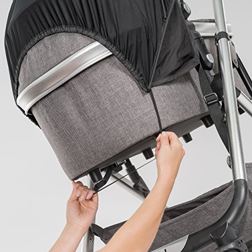 Universal Sonnensegel / Sonnendach, Sonnenverdeck, Sonnenschutz mit UV-Schutz 50+ für Kinderwagen und Buggy / praktische Sonnenschirm Alternative - 6