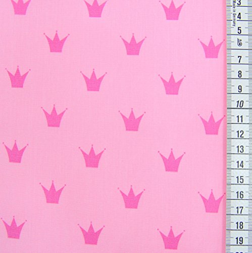 Baumwoll-Stoff „Antonia – Krone“ aus 100% Baumwolle / Kinder-Stoff / Öko-Tex / Meterware ab 50cm / ZX-3-10 - 4