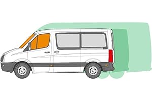 Just Kampers Crafter Sprinter Thermal Blind mat Windscreeen Cover Cab Kit Compatible with VW Crafter and Mercedes Sprinter