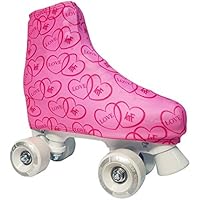 KRF 0017121, Copri Pattini con Stampa per Pattinaggio Artistico Unisex Bambini, Rosa, Taglia Unica
