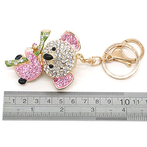 Cooplay - Adorable llavero dorado de koala con cristales Rhinestone hermosos accesorios el mejor regalo para mujer o para el bolso reviews Cooplay - Adorable llavero dorado de koala con cristales Rhinestone hermosos accesorios el mejor regalo para mujer o para el bolso