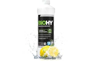 ‎BIOHY BiOHY Edelstahlreiniger (1l Flasche) | Edelstahlpflege für streifenfreien Glanz | ideal für Küche, Töpfe oder Grill | Edelstahl reinigen in Gastronomie & Haushalt | pflegendes Putzmittel