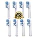 Produktbild Dr Kao 8 Stück (2 x 4) Aufsteckbürsten Kopf Ersatz für Zahnbürste Oral B Dual Clean . Komplett Kompatible mit den Modelle Elektro-Zahnbürsten Braun Oral-B: Vitality, Professional Care, Triumph, Advance Power, TriZone und Smart Series