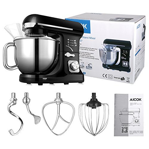 Aicok Stand Mixer, Food Mixer, Kitchen Electric Mixer 1000W with Double