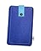 Produktbild Dealbude24 Filz-Tasche in Blau für Sony Xperia Z5, Hochwertige Handy-Hülle, Schutz-Cover mit Herausziehband und Drucknopf, reißfestes Schutz-Etui - M