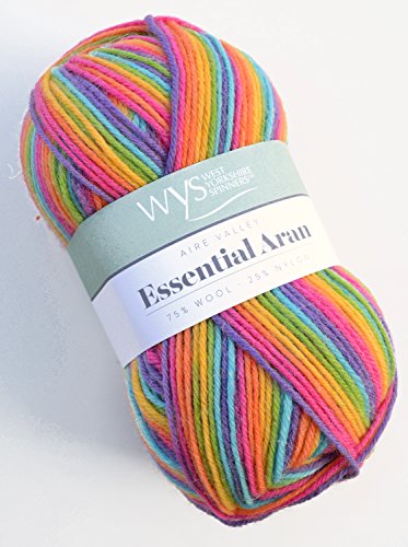 West Yorkshire Spinners Aire Valley aran wool 822 - rum paradise, Cocktail Range, 100g Wolle zum Stricken und Häkeln