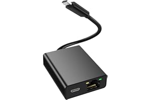 DUEQID Adattatore Ethernet per Fire TV Stick, Micro USB a RJ45 Ethernet, compatibile con Fire TV Stick 4K, Chromecast Google Home Mini e altre bacchette TV in streaming