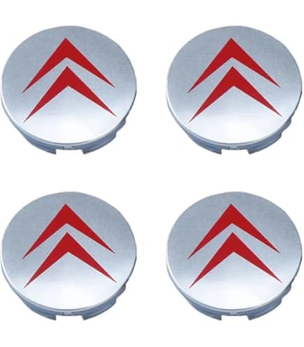 4 Pièces Auto Cache Moyeux, Pour Renault 60mm Badge EmblèMe Capuchon De