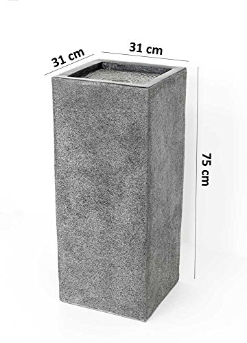 Brunnen Springbrunnen Gartenbrunnen FoColumn Square 75x31cm 10749 - 6