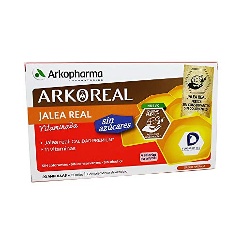 Arkoreal jalea real vitaminada sin azucar 15 ml 20 amp