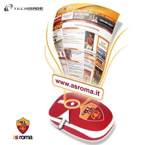 Official AS ROMA optical mini mouse fan click