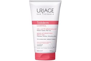 ‎URIAGE Uriage Tolederm Gel-Milch Make-up Entferner für intolerante, empfindliche Haut - Face Milky-Gel Cleanser mit einer minimalistischen Formel für hohe Verträglichkeit - kein Ausspülen - 150ml