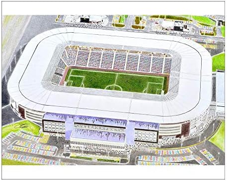 Media Storehouse 10x8 Print of Stadium MK Art - MK Dons FC (11311140)