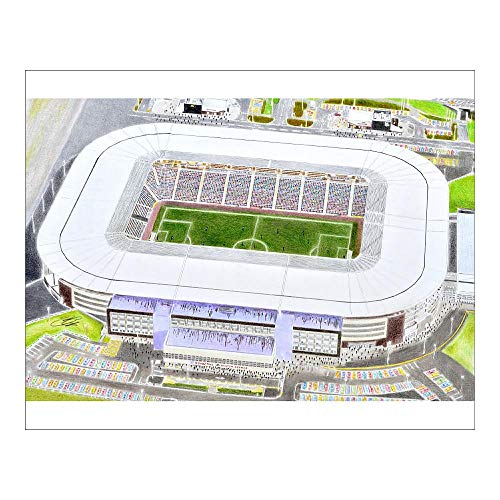 Media Storehouse 10x8 Print of Stadium MK Art - MK Dons FC (11311140)