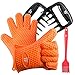 Produktbild TaoTronics BBQ Meat Claws Fleisch Krallen, Silikon BBQ Handschuhe und BBQ Pinsel, Perfekt für Shreddern von Geräuchertem Fleisch & Zupfbraten, Hitzefest, Spülmaschinenfest, FDA Zugelassen