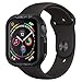 Price comparison product image Spigen [Rugged Armor Compatible with Apple Watch Series 4 Case (44mm) Original Patent Design Resilient Shock Absorption Scratch Resistant - Black (062CS24469)
