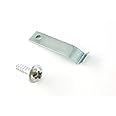 20 x Spring Clips + Screws - Picture Frame/Canvas Spring Retaining Clips - Holds Back Or Canvas in Picture Frame - Large - 46x9mm
