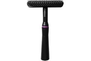 HAPPYPET Groom Anti Tangle Rake for Cats Comfortable Grip Durable Soft Bristles Long Short Hair Gentle Detangler Easy to Use Pet Kitten Comb